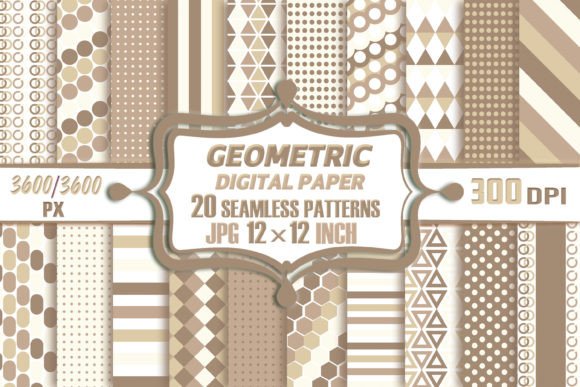 Brown Geometric Patterns