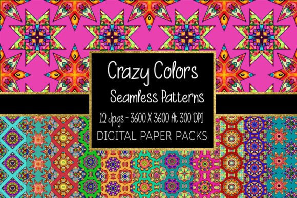Crazy Colors Seamless Patterns: A Vibrant Guide to Digital Design Resources