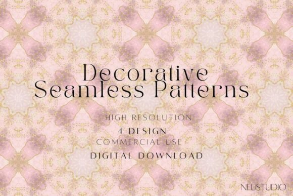 Decorative Geometric Seamless Patterns: A Versatile Design Resource for Modern Creations