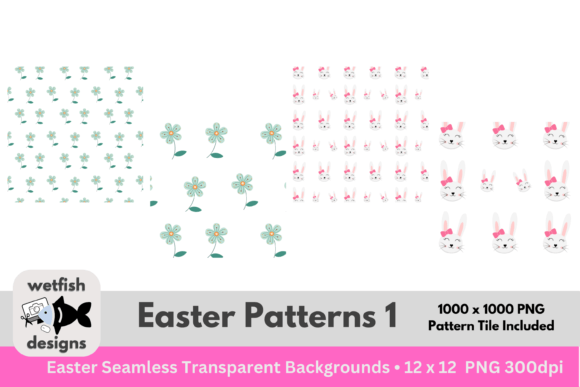 Easter Seamless Patterns 1: A Versatile Design Resource for Creative Projects