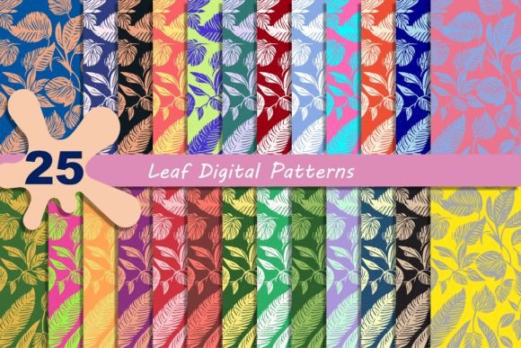Exploring the Versatility of Leaf Digital Patterns for Creative Projects