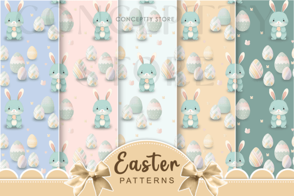Happy Easter Seamless Patterns 5: A Versatile Digital Paper Pack for Creative Projects