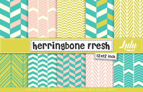 Herringbone Fresh Patterns for Creative Projects