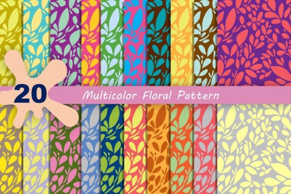 Multicolor Floral Patterns - Seamless