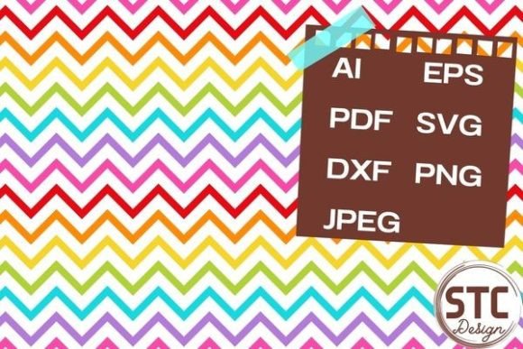 Zigzag Rainbow Digital Paper Patterns: A Versatile Asset for Designers and Creators
